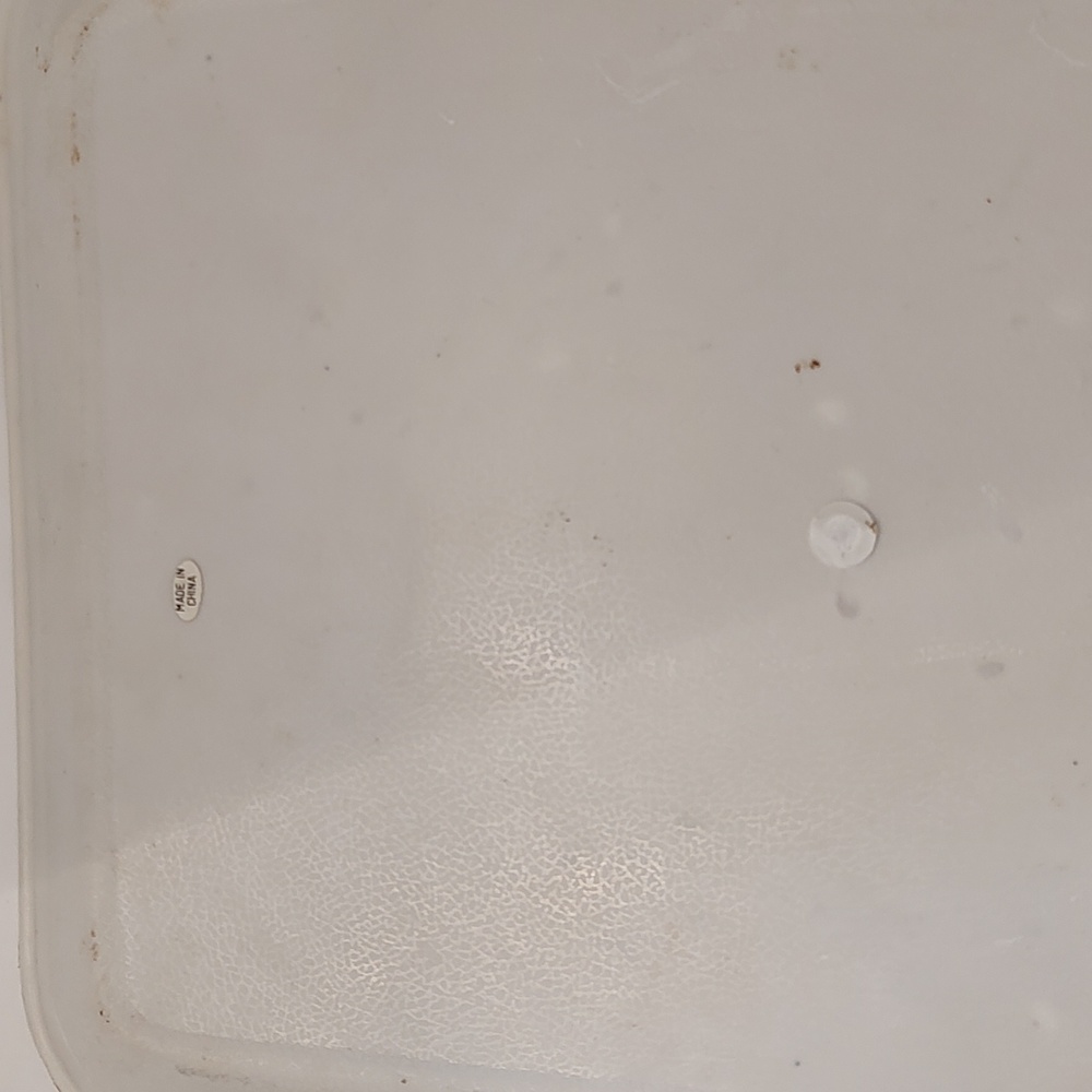Vtg 2 Floral trays, plastic - Picture 7 of 7